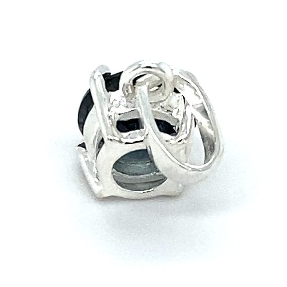 Blue Tourmaline 2.04ct Solid Silver Pendant - Picture 4 of 6